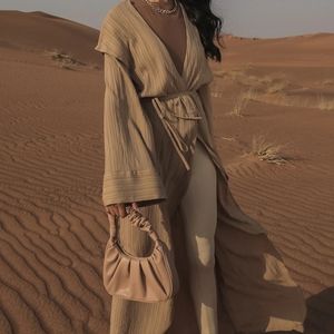 SOLD: NWT Crinkle flare sleeve duster jacket